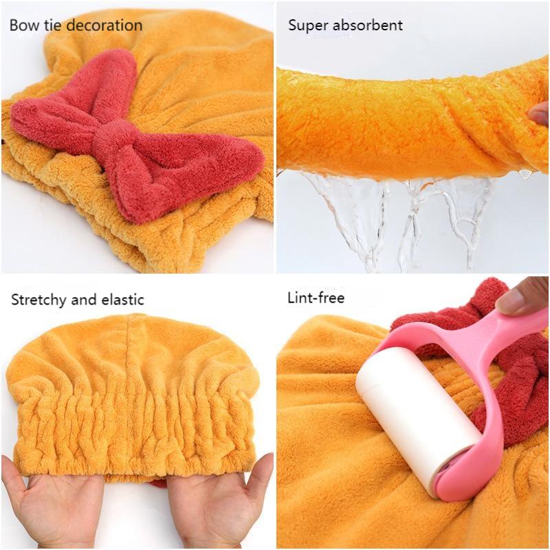 Super Absorbent Hair Towel Wrap for Wet Hair – Quick Drying, Soft & Lightweight