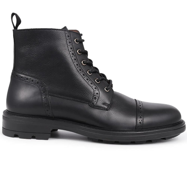 Durable Leather Lace-Up Boots – Classic, Sturdy Footwear for All-Day Comfort