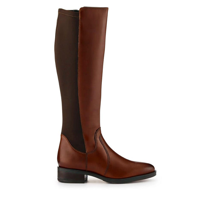 Leather Stretch-Fit Long Boots – Comfortable and Stylish Footwear for All Seasons