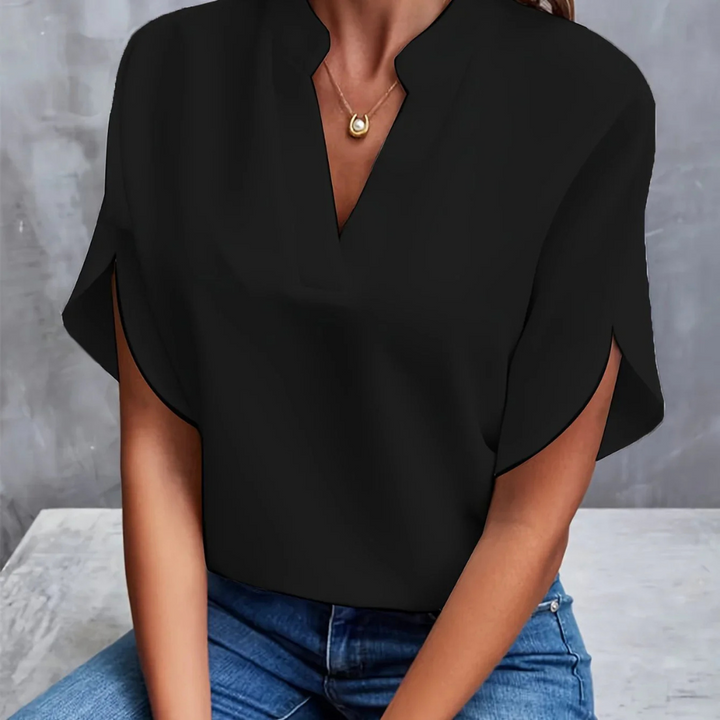 ARLET - CASUAL V-NECK BLOUSE