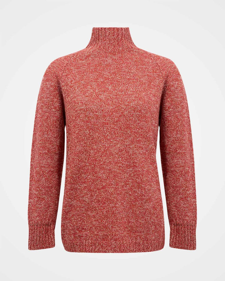 Women’s Supersoft Funnel Neck Jumper – Cozy Long-Sleeve Sweater for Casual or Workwear