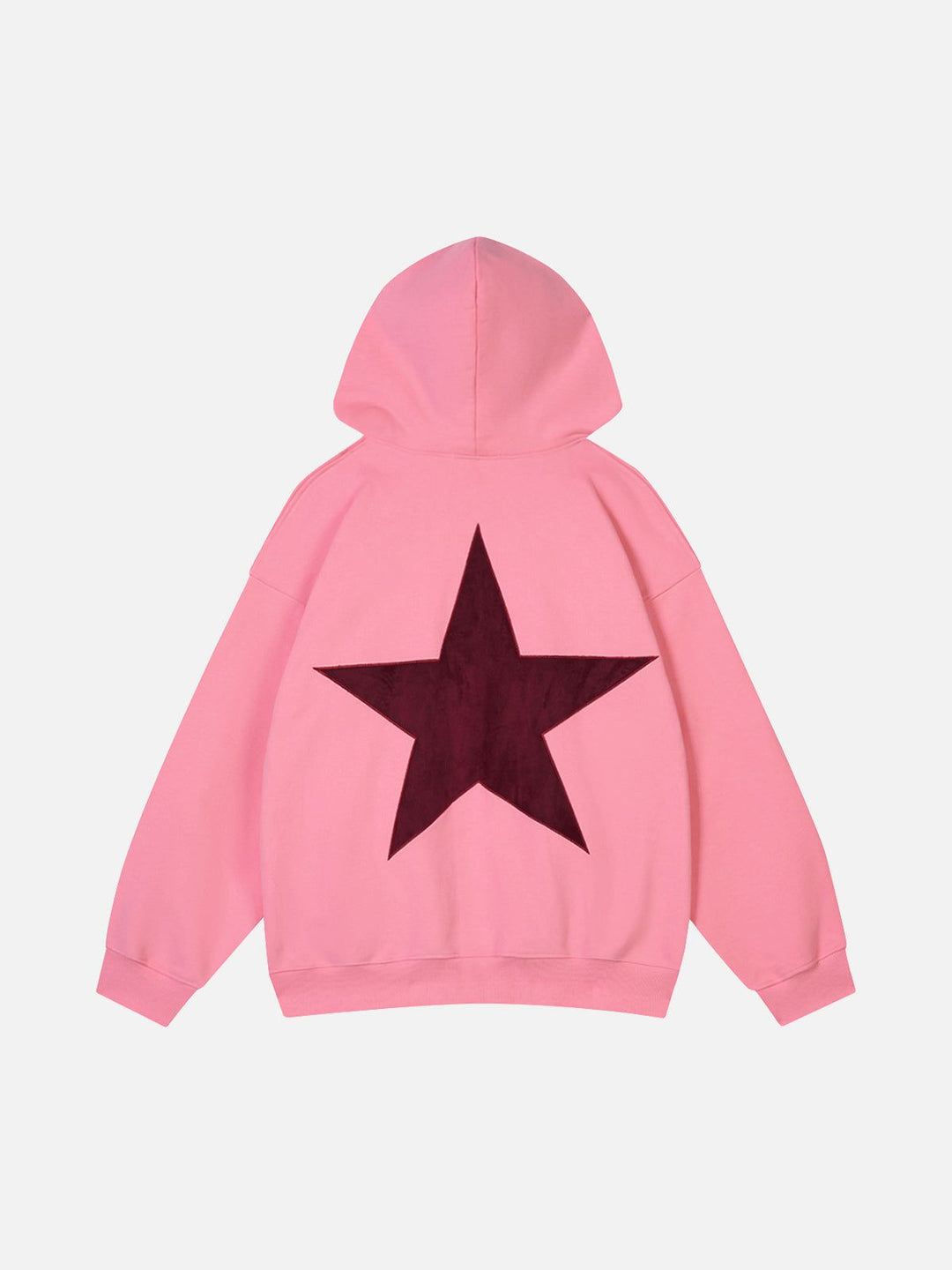 Star Color Contrast Hoodie - Stylish & Cozy Casual Wear