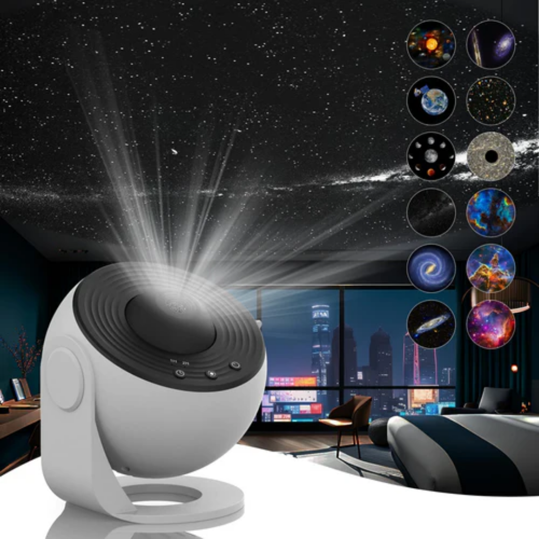 Celestial Dreams: 360° Planetarium Galaxy Projector with Full-Room Coverage