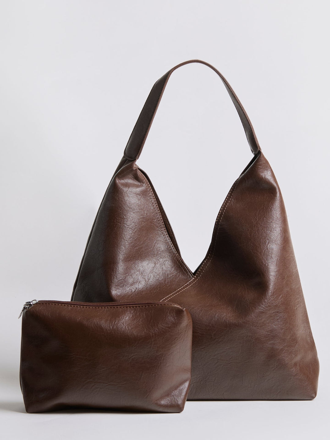 Daily Leather Hobo Bag - Spacious and Stylish Shoulder Bag for Everyday Use