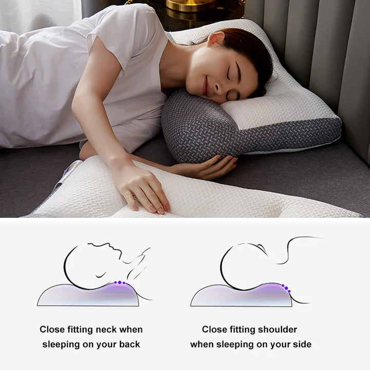 Ergonomic Orthopedic Neck Pillow for Sleeping - Ultimate Support and Comfort