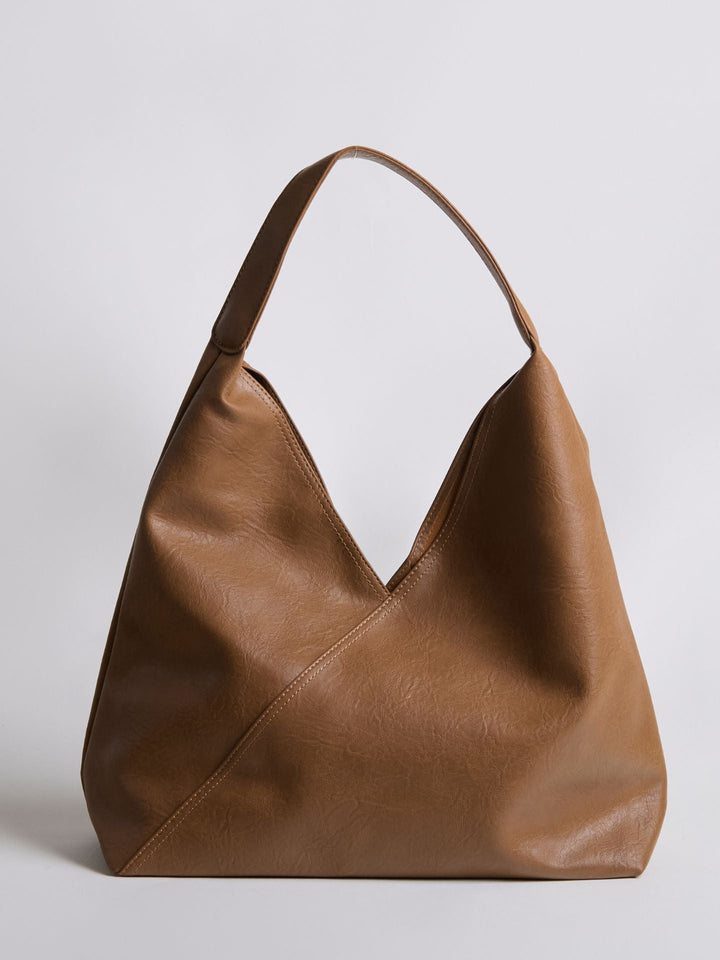 Daily Leather Hobo Bag - Spacious and Stylish Shoulder Bag for Everyday Use