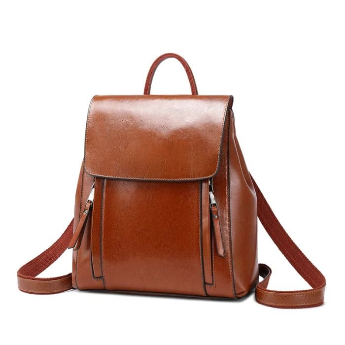 Women's Premium Leather Backpack – Stylish and Versatile for Everyday Use