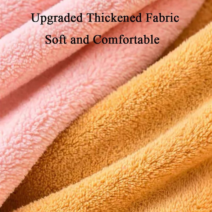 Super Absorbent Hair Towel Wrap for Wet Hair – Quick Drying, Soft & Lightweight