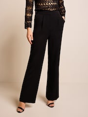 Black Tailored Hourglass Trousers – Stylish and Slimming Fit Pants for Women