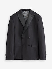 Black Slim Fit Tuxedo Suit Jacket – Stylish and Modern Tuxedo Jacket for Men