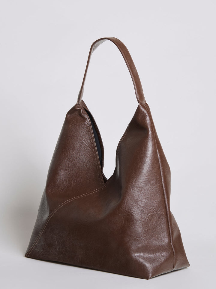 Daily Leather Hobo Bag - Spacious and Stylish Shoulder Bag for Everyday Use