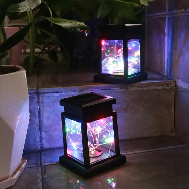 BrillianceGlow | Retro & Elegant Solar Garden Lamp