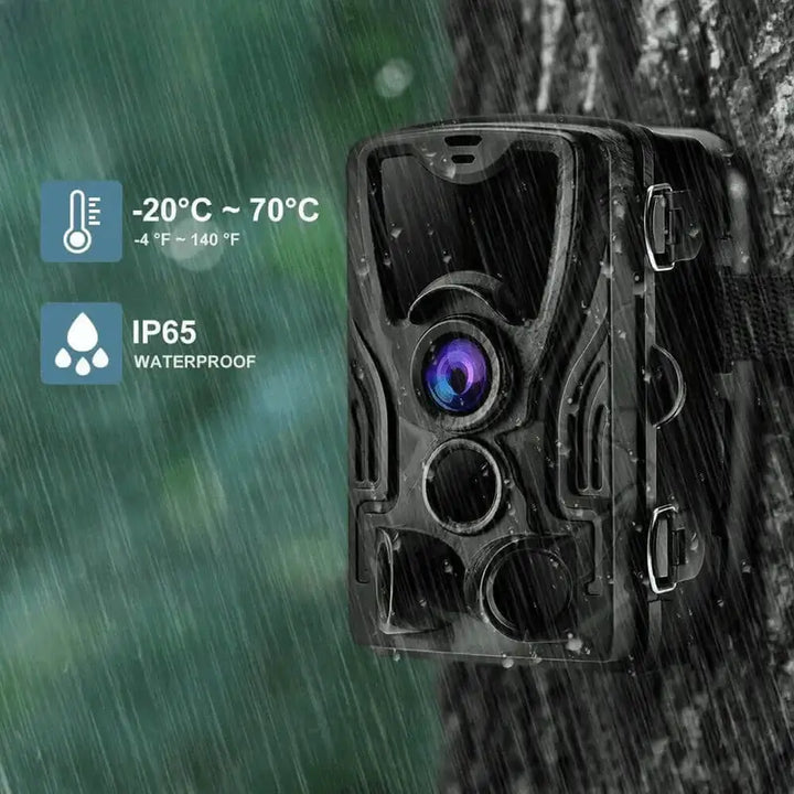 HD Night Vision Wildlife Camera - Outdoor Trail Camera for Animal Monitoring