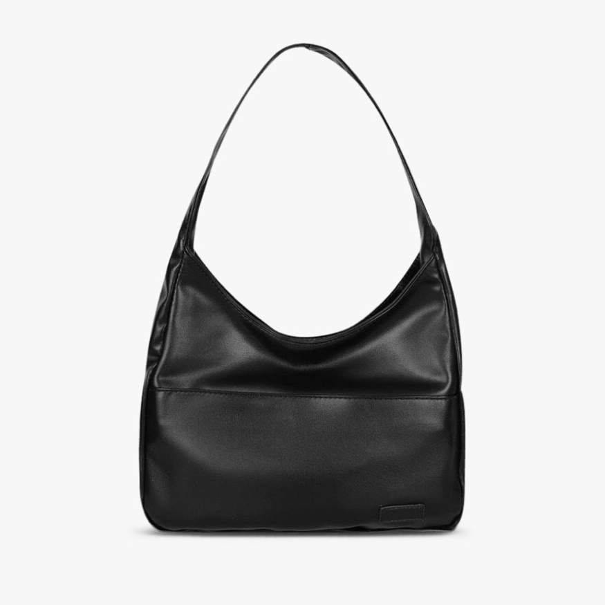 Women's Top Handle Leather Bag - Elegant and Spacious Handbag for Daily Use