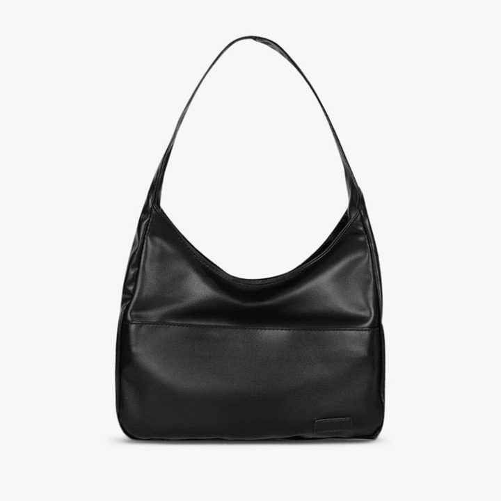 Women's Top Handle Leather Bag - Elegant and Spacious Handbag for Daily Use