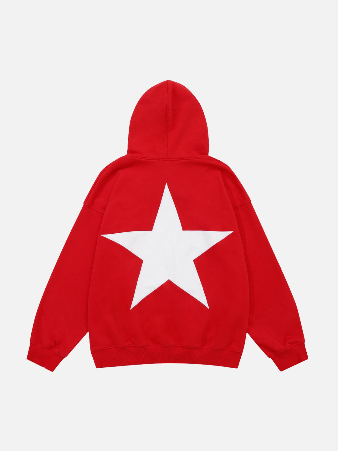 Star Color Contrast Hoodie - Stylish & Cozy Casual Wear