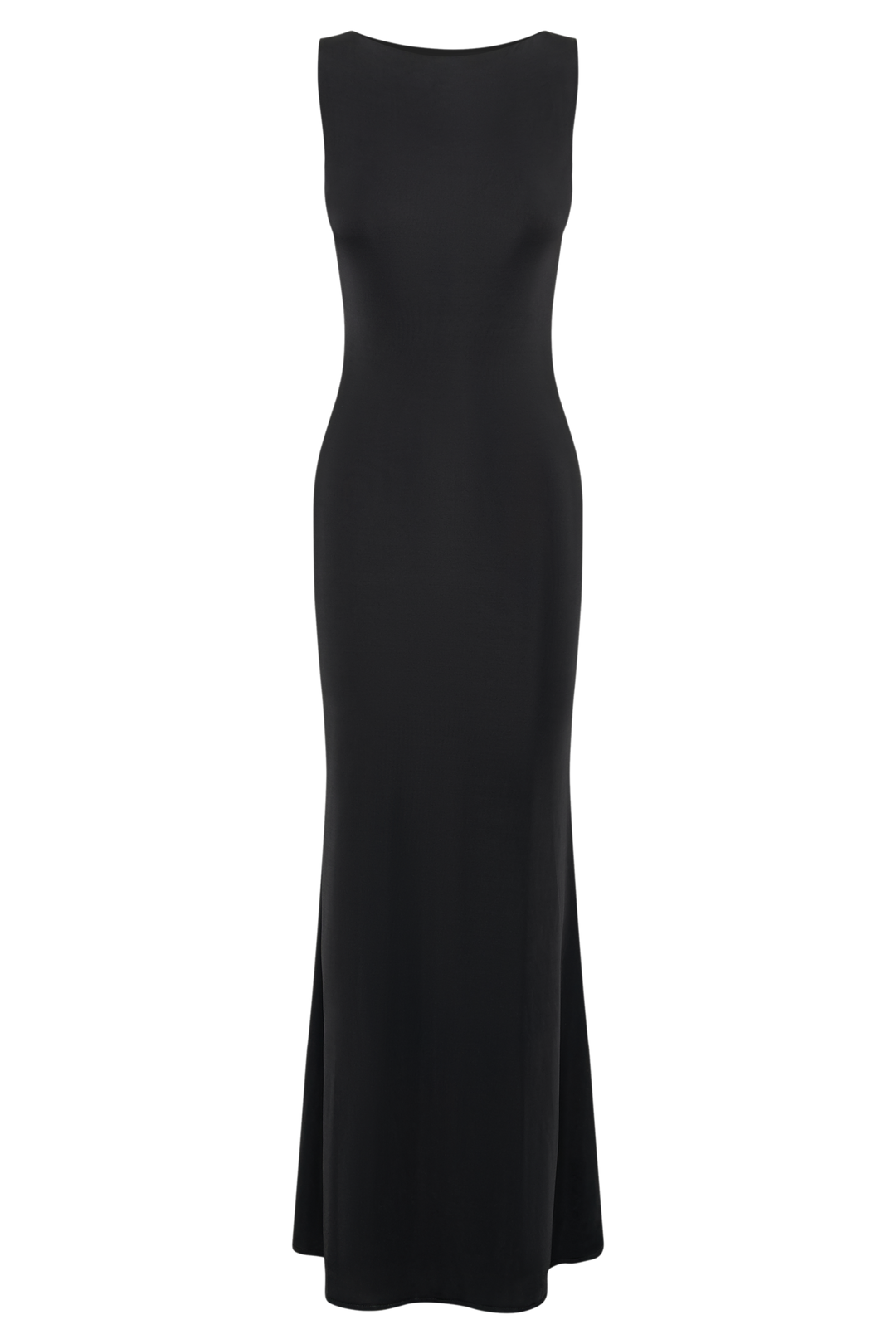 Slinky Body-Hugging Maxi Dress - Elegant Fishtail Evening Gown