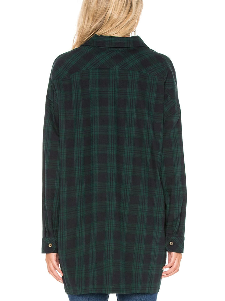 Oversized Flannel Top