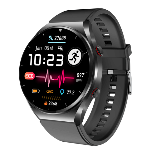 SugaCare Elite Smartwatch | Advanced Blood Sugar & Blood Pressure Monitoring Device