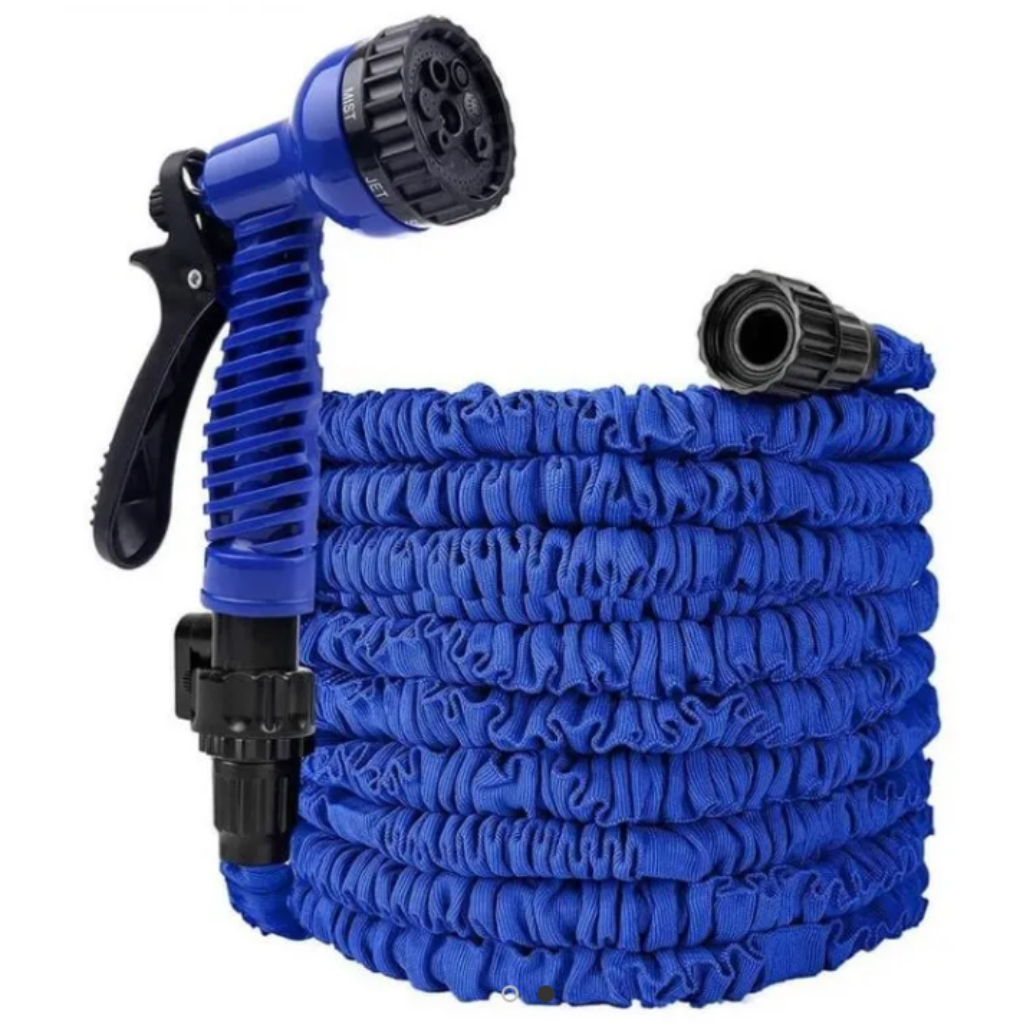 Expandable Garden Water Hose Blue