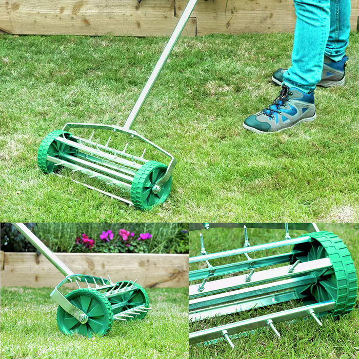 3 Level Lawn Aerator Grass Roller