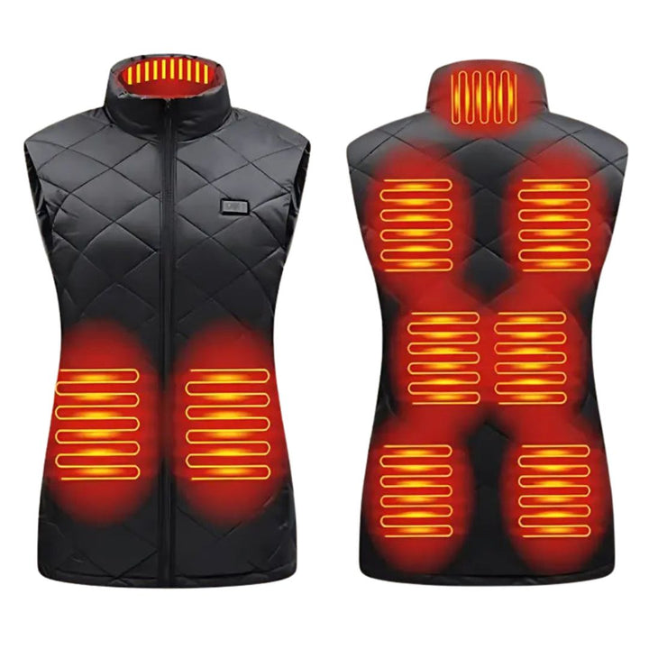 Rechargeable Heated Vest for Women - Winter Warmth and Comfort