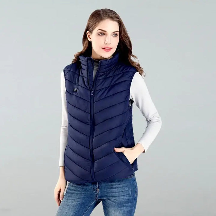 Unisex Thermo Heated Gilet - Lightweight, Windproof, and Adjustable Heated Vest