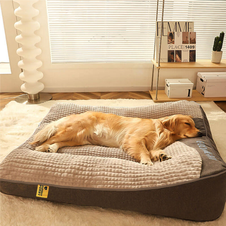 Large Thick Scratch-Resistant Dog Cushion Bed – Spine Protection for Ultimate Comfort