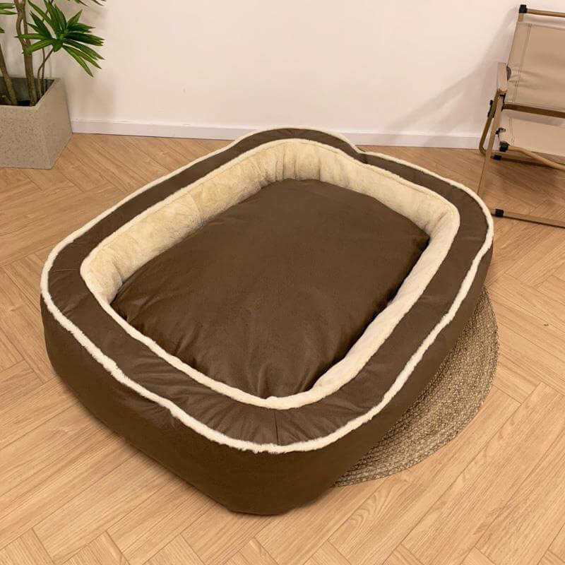 Large Warm Orthopedic Dog Bed – Deep Sleeping Comfort for Pets