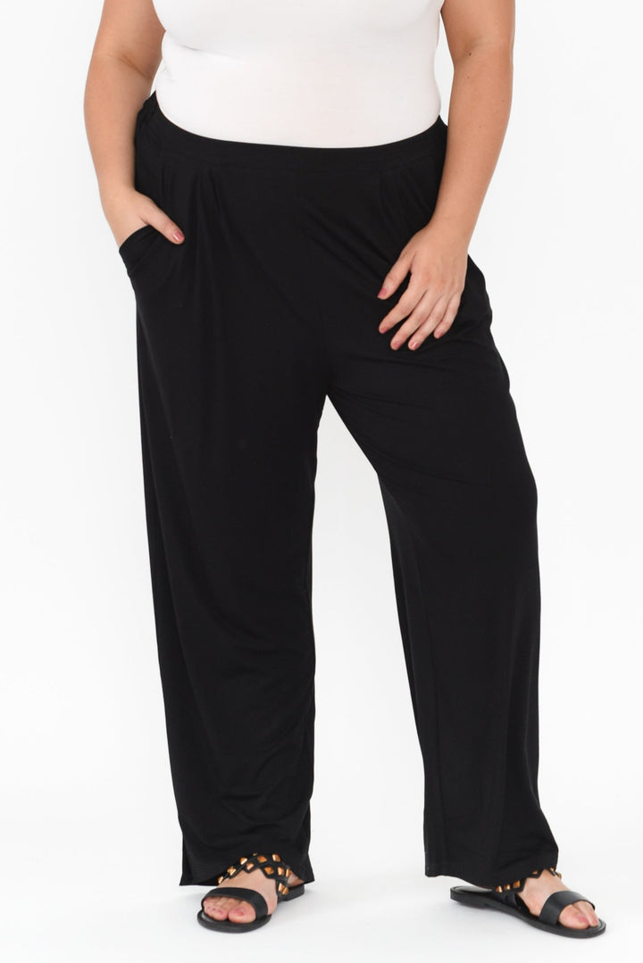 Lopez Black Pocket Pants