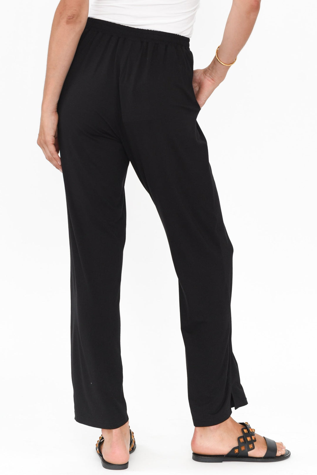 Lopez Black Pocket Pants