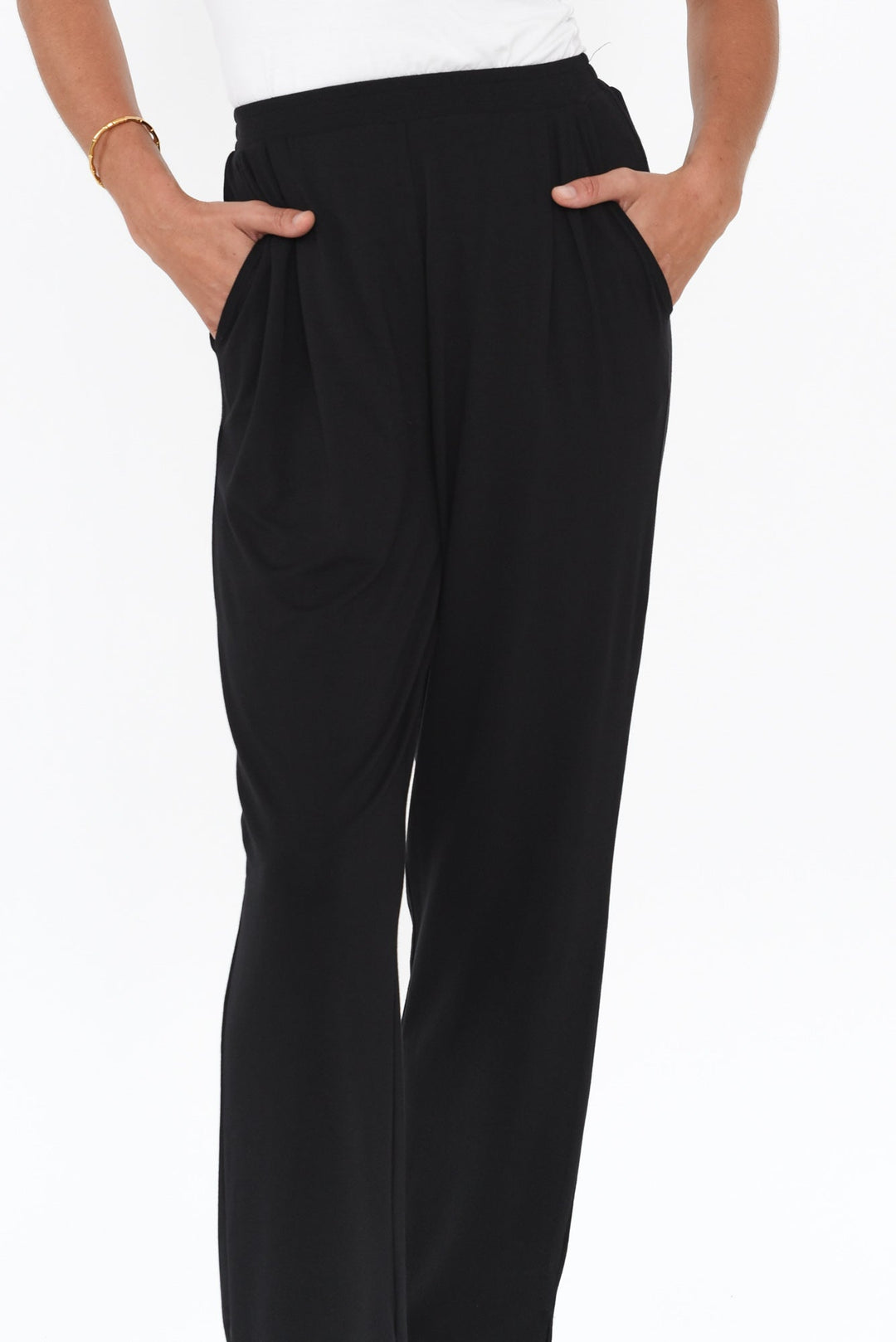 Lopez Black Pocket Pants