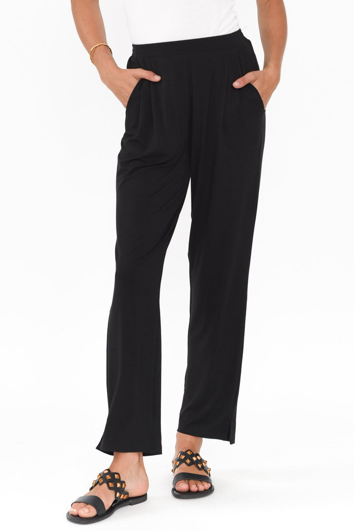 Lopez Black Pocket Pants