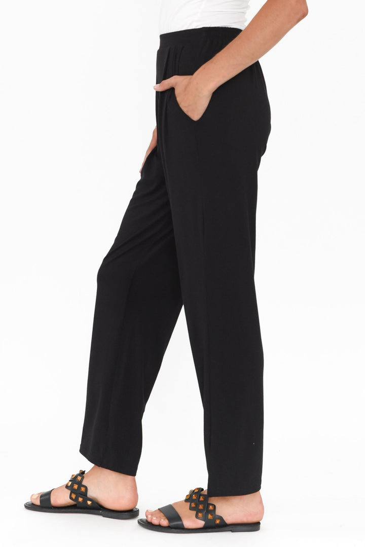 Lopez Black Pocket Pants