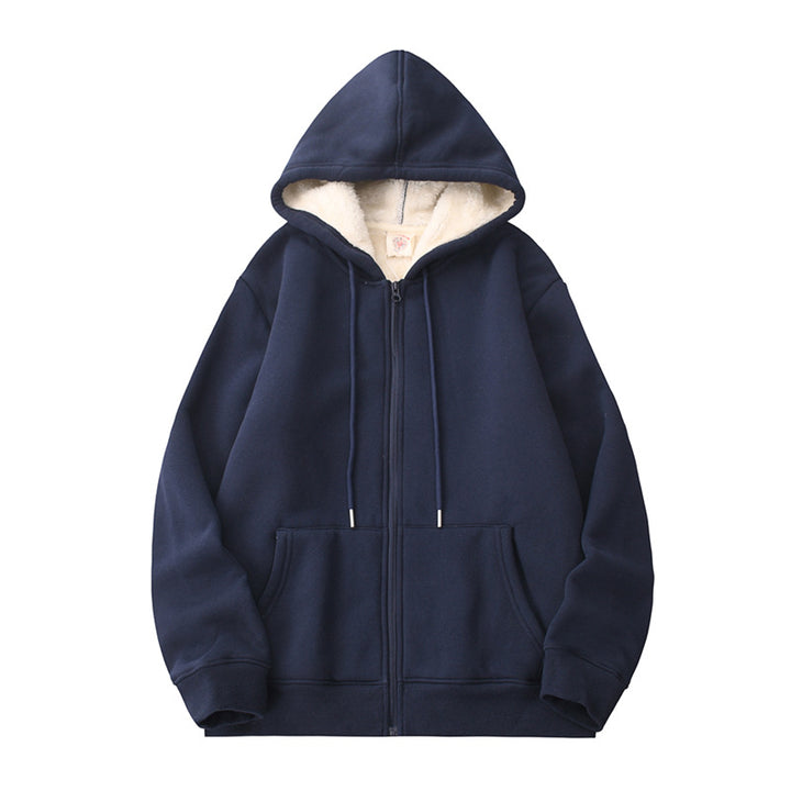 Hooded Sweatshirt with Fleece Lining - Cozy, Warm, and Stylish