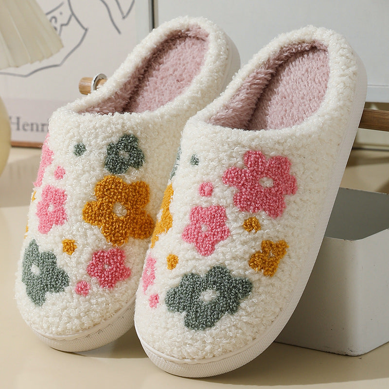 Icon Sherpa Slippers - Cozy Plush Indoor Slippers with Anti-Slip Sole and Warm Interior