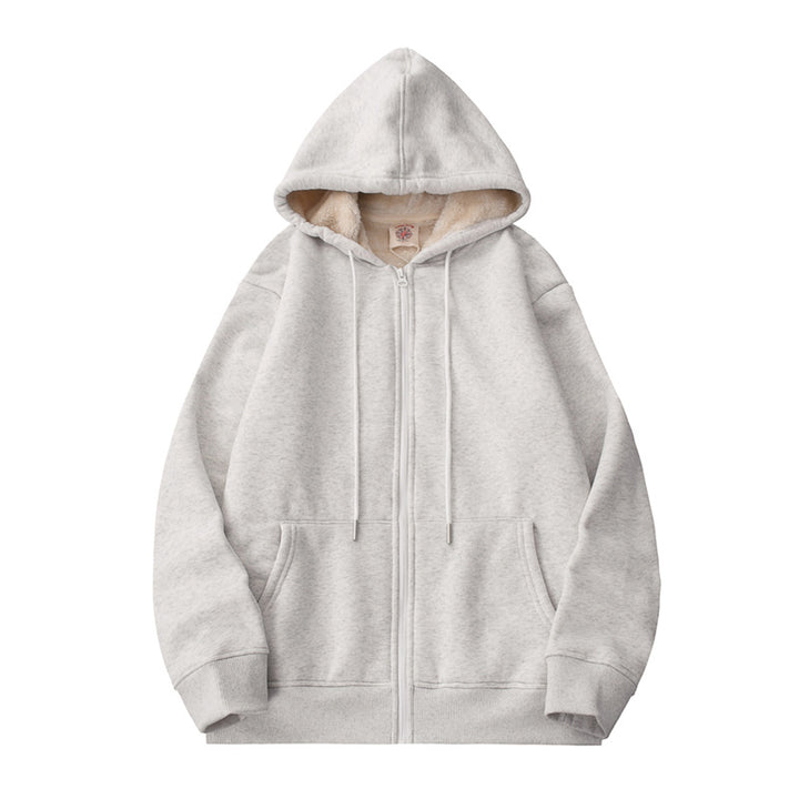 Hooded Sweatshirt with Fleece Lining - Cozy, Warm, and Stylish