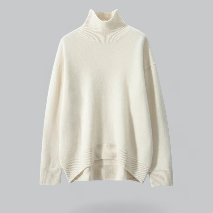 Women’s Classy Cashmere Sweater – Turtle Neck Pullover, Elegant & Soft Winter Wear