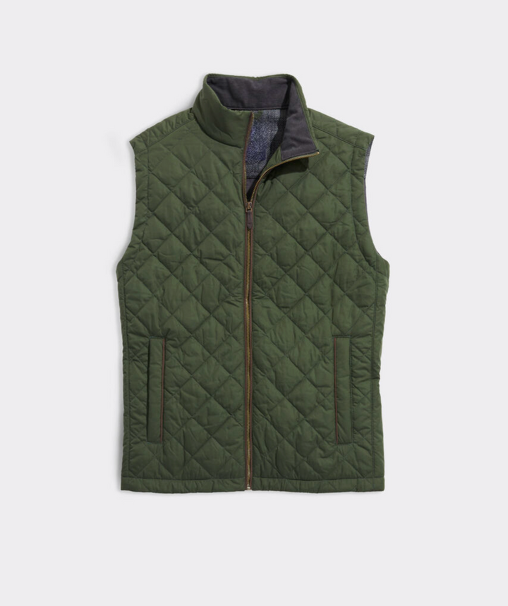 Dorset Quilted Vest - Warm & Stylish Puffer Vest for Layering in Cold Weather