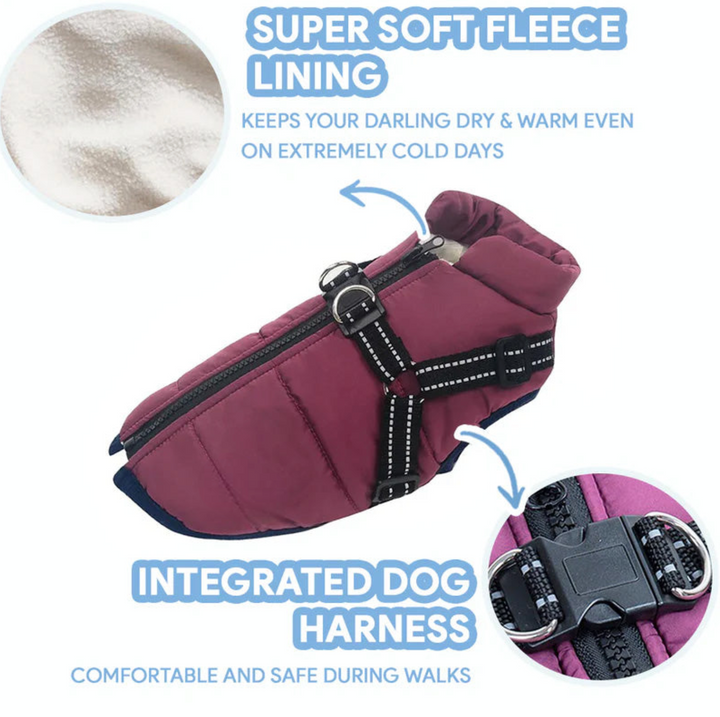 Cozy Dog Fleece Coat – Warm & Comfortable Dog Jacket for Cold Weather