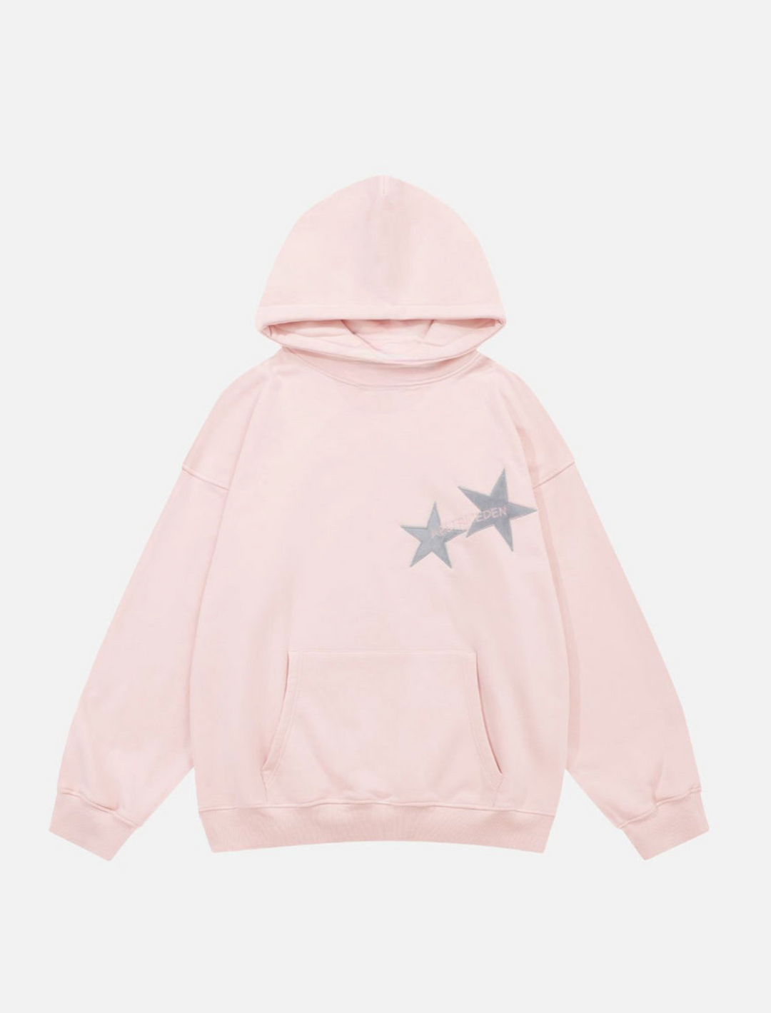 Star Color Contrast Hoodie - Stylish & Cozy Casual Wear