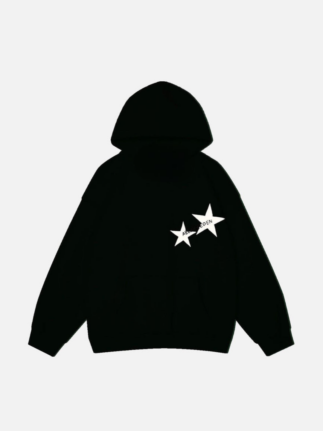 Star Color Contrast Hoodie - Stylish & Cozy Casual Wear