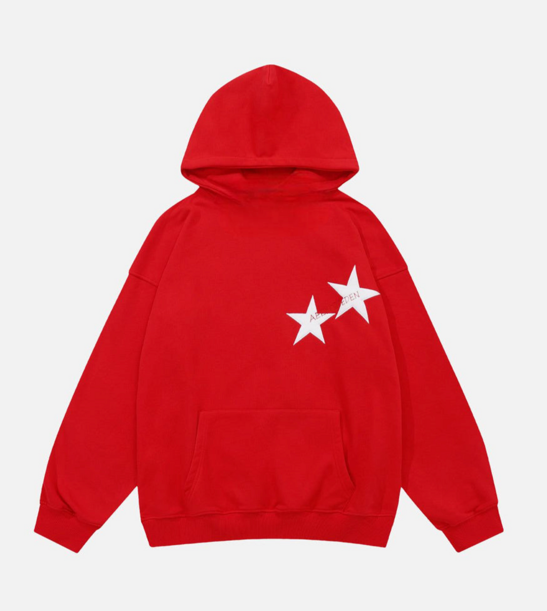 Star Color Contrast Hoodie - Stylish & Cozy Casual Wear