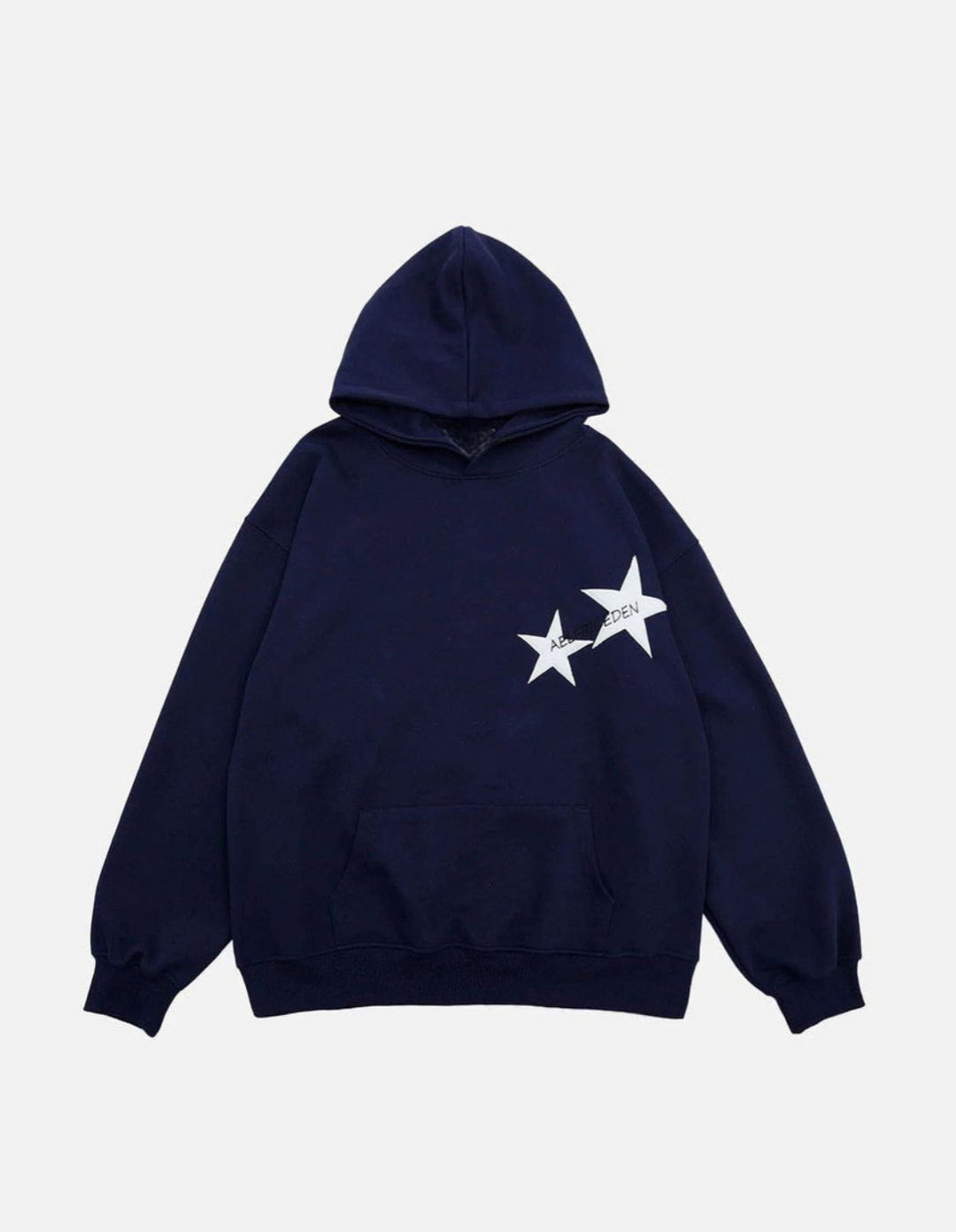 Star Color Contrast Hoodie - Stylish & Cozy Casual Wear