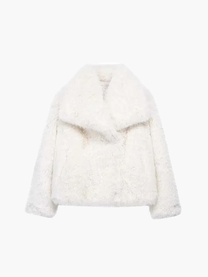 Faux Fur Coat – Luxurious Winter Outerwear, Warm & Stylish for Women