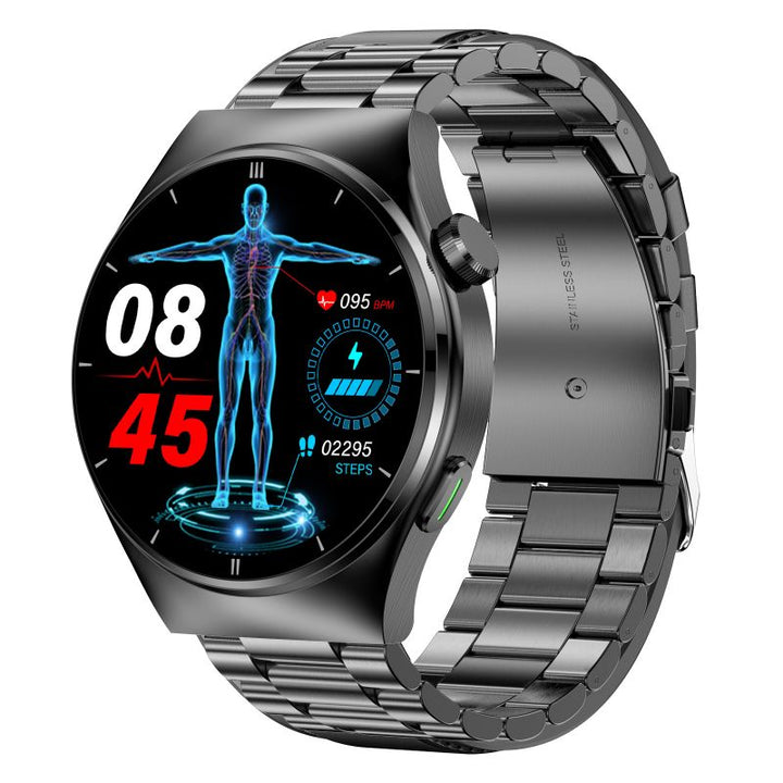 SugaCare Elite Smartwatch | Advanced Blood Sugar & Blood Pressure Monitoring Device