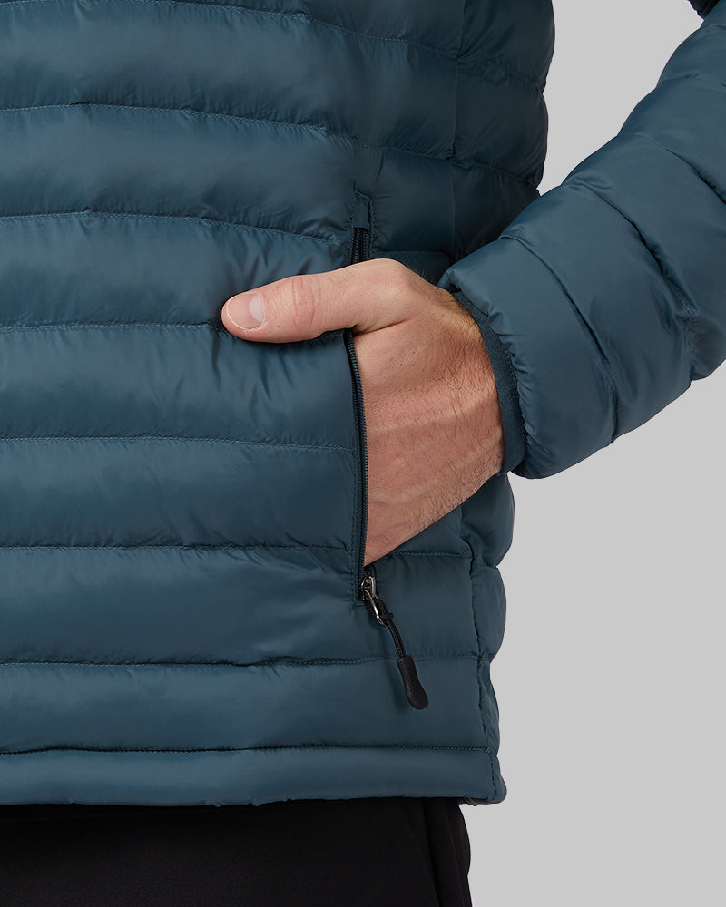 Men's Lightweight Poly-Fill Packable Hooded Jacket - Durable, Warm & Easy to Pack