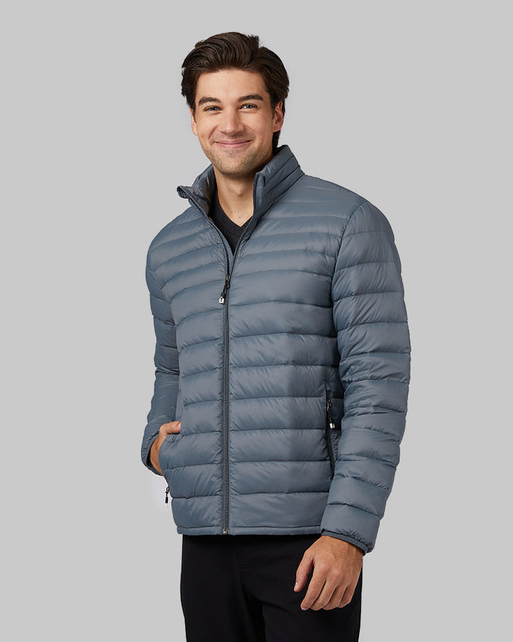 Men's Ultra-Light Down Packable Jacket - Lightweight Warmth for On-the-Go Comfort