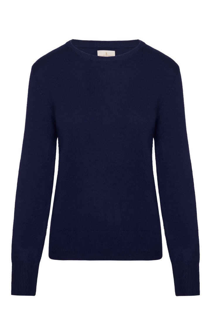 Ladies' Cashmere Crew Neck Sweater - Luxuriously Soft and Timeless Knitwear