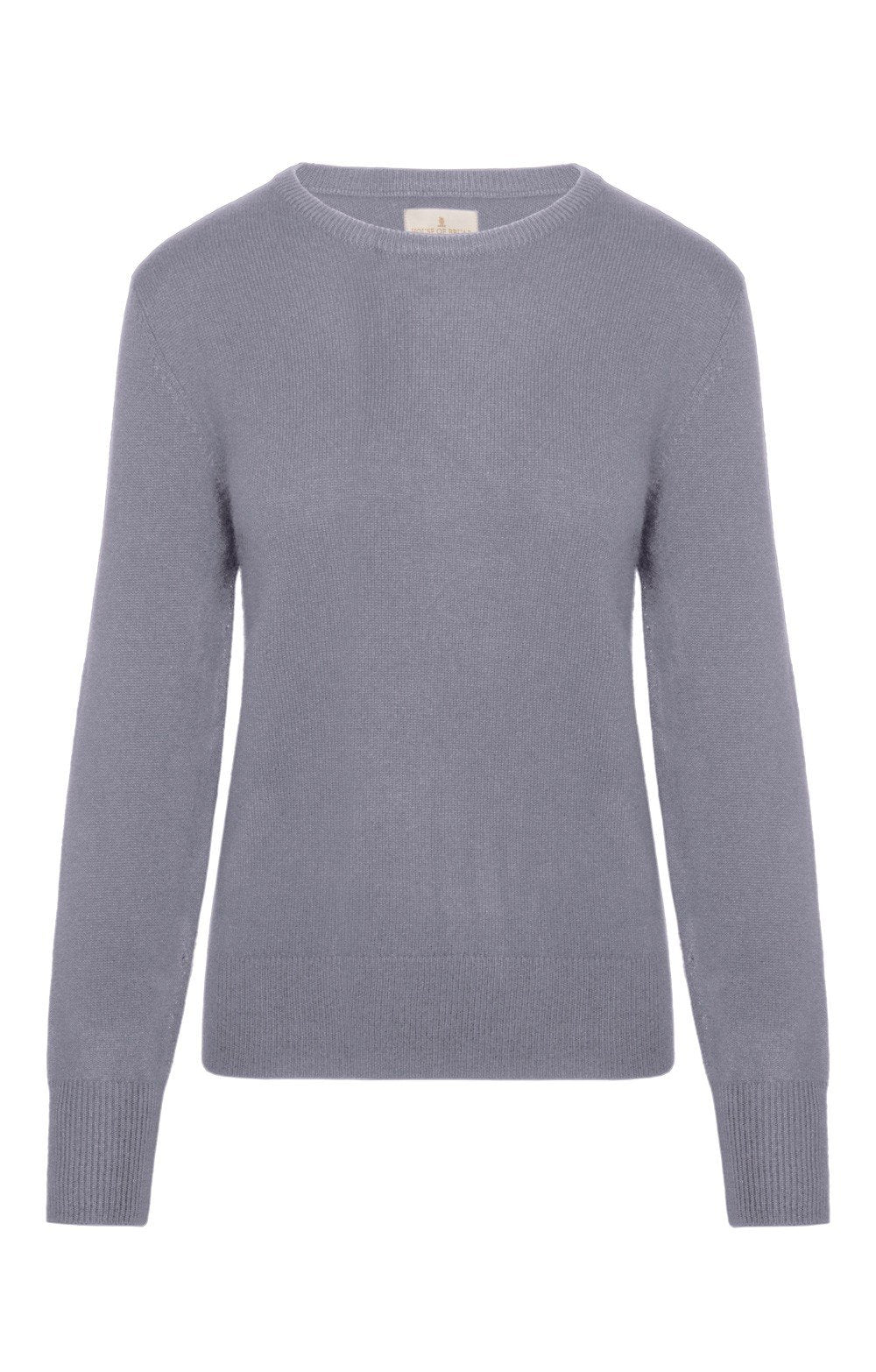 Ladies' Cashmere Crew Neck Sweater - Luxuriously Soft and Timeless Knitwear